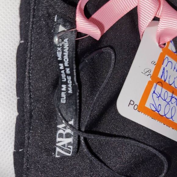 * ZARA NWT strapless pinstripe dress - Picture 4 of 4